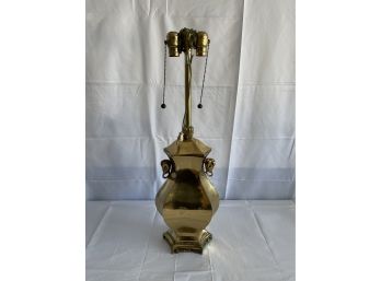 Gold Colored Vintage Lamp - Untested