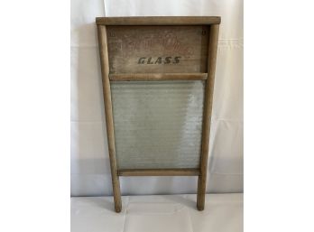 Vintage Washboard - Two In One Glass