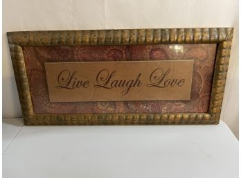 Live Laugh Love Print