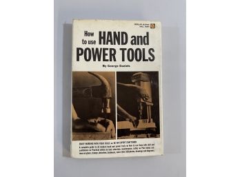 How To Use Hand And Power Tools Vintage Book