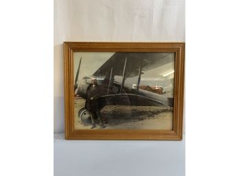Vintage Print Of Plane Photo