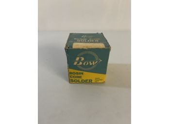 Vintage Bow Rosin Core Solder
