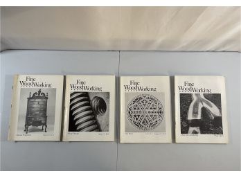 Four Vintage Fine Woodworking Magazines From 1977