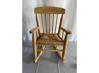 Children Wood Rocking Chair