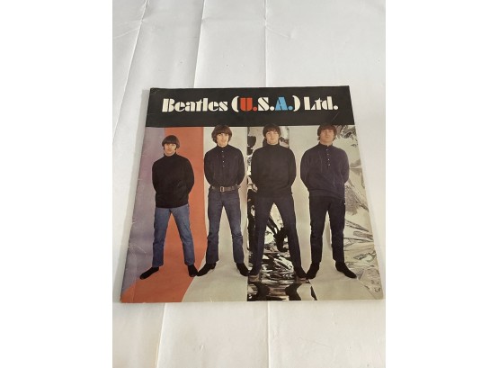 Beatles (U.S.A.) LTD. 1966 Original Tour Concert Program Book