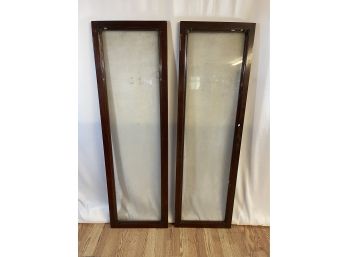Pair Of Vintage Window Panes