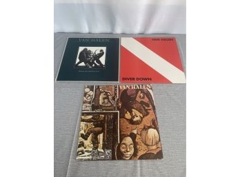 Lot Of 3 Vintage Van Halen Albums