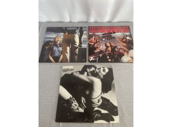 Lot Of 3 Vintage Scorpions Albums