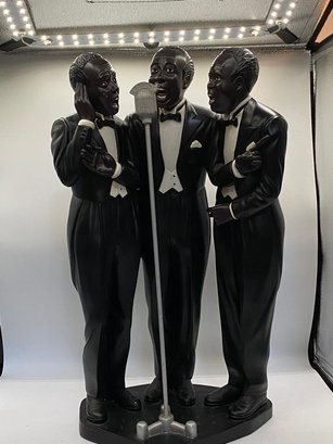 Large Club Jazz 1994 Resin Statue By Enesco Corp.
