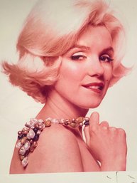 BERT STERN, Photograph Art Attributed   'Marilyn Monroe (From The Last Sitting)'. Signed And Stamp