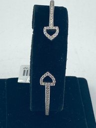 Sterling Silver 925   Bracelet  With Swarovski Crystal Stone   Designed By Yagi