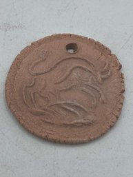 Picasso Art Attributed Madoura  Bull Medallion