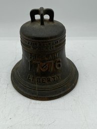 Vintage Original Cast Iron 1776-1926 The Old Liberty Bell  Philly