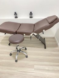 Multi-Purpose Spa & Beauty Chair  With Adjustable Comfort And Bonus Stool