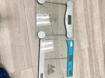 2 ELECTRONIC Body Scale GLASS BEDROOM WEIGHT WITH LCD DISPLAY