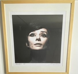 Audrey Hepburn Portrait - Fine Art Photography Signed And Dated