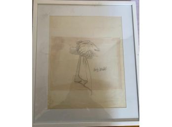 PRIVATE DRAWINGS FROM THE 1950S  SIGNED  Andy Walho