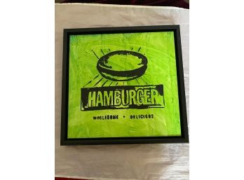 SILK  SAVER PAINTING  ON CANVACE  SIGNED ANDY  WARHOL