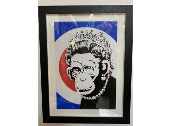 Banksy Monkey  Poster Print Picture