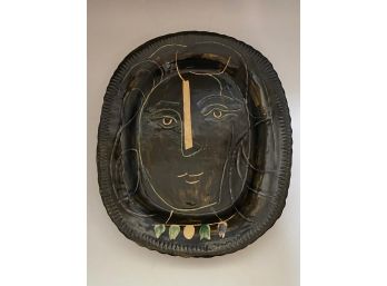 Edition Picasso, 'Woman Face' Dish, Ceramic