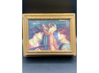 Vintage Dante Gabriel Rossetti's  Models Jewelry Box
