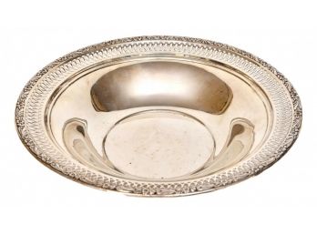 STERLING BY FRANK M WHITING AND COMPANY NO. 667 PIERCED BOWL