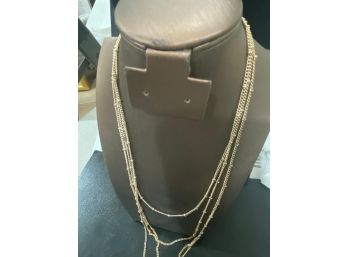 Beautiful Vintage Lightweight 10 K Yellow Gold  Chain Necklace