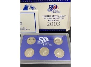 2003 S US Mint Proof Set  Coins