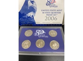 2006 S US Mint Proof Set  5 Coins
