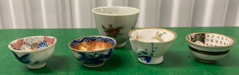 Assortment Of Japanese Saki Cups