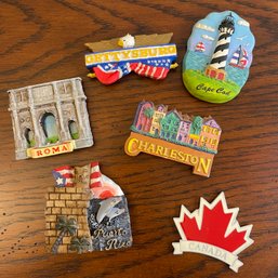 Lot Of Travel Souvenir Magnets