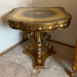 Gold Decorative Side Table