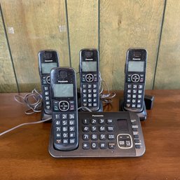 Set Of 4 Panasonic Handheld Phones