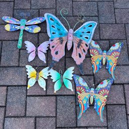 Lot Of Metal Outdoor Butterfly Lawn Decorations