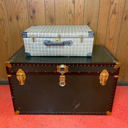 Vintage Trunk And Suitcase