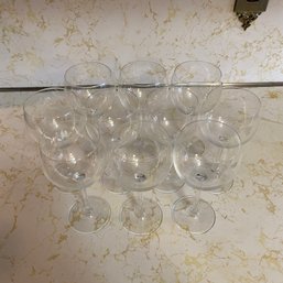 Set Of 10 Stemmed Wine Glasses