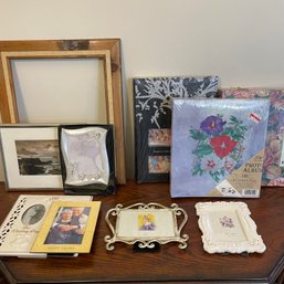Lot Of Photo Albums And Picture Frames