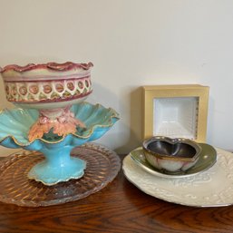 Lot Of Decorative Plates, Trays And Bowls