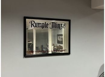 Vintage Rumple Minze Beer Mirror