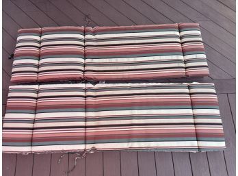 Pair Of Outdoor Lounge Cushions