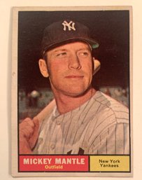 1961 Topps #300 Mickey Mantle.