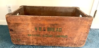 Antique Wood National Biscuit Co. Bread Delivery Box.
