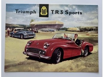Triumph TR-3 Sports Brochure - In Excellent Condition