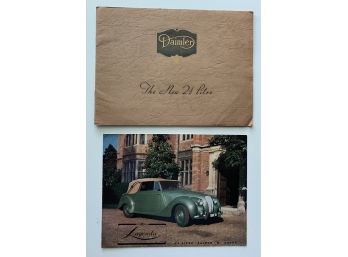 Daimler Brochure - In Good Condition, Together With A Lagonda Brochure In Very Good  Condition
