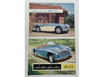 2 Austin Healy '100 Six' Brochures