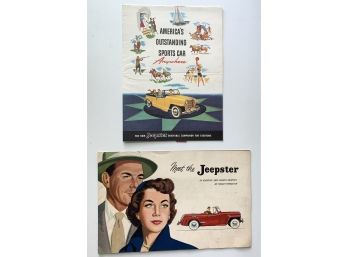 2 Jeepster Catalogs In Very Good Condition