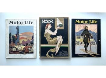 2 Issues Of Motor Life - Nov 1920 And Feb 1921, Motor Magazine Annual Show Number Jan 1931