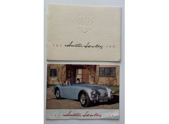 2 Austin Healy 100 Brochures