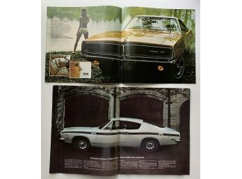 6-pc. Plymouth-Dodge Brochure Lot - 68 & 69 Cuda, 70 Fury, 69 Charger, 69 Coronet (2)
