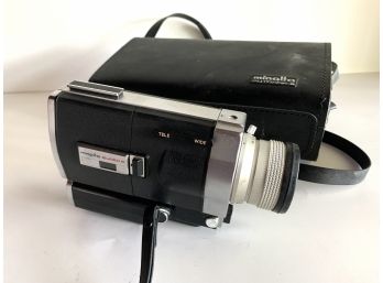 Minolta Autopak - 8 D6 Super-8 Movie Camera With Case